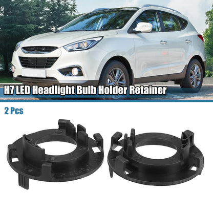 H7 LED Headlight Bulb Retainers 2 x Holders for Hyundai Mistra (2017)