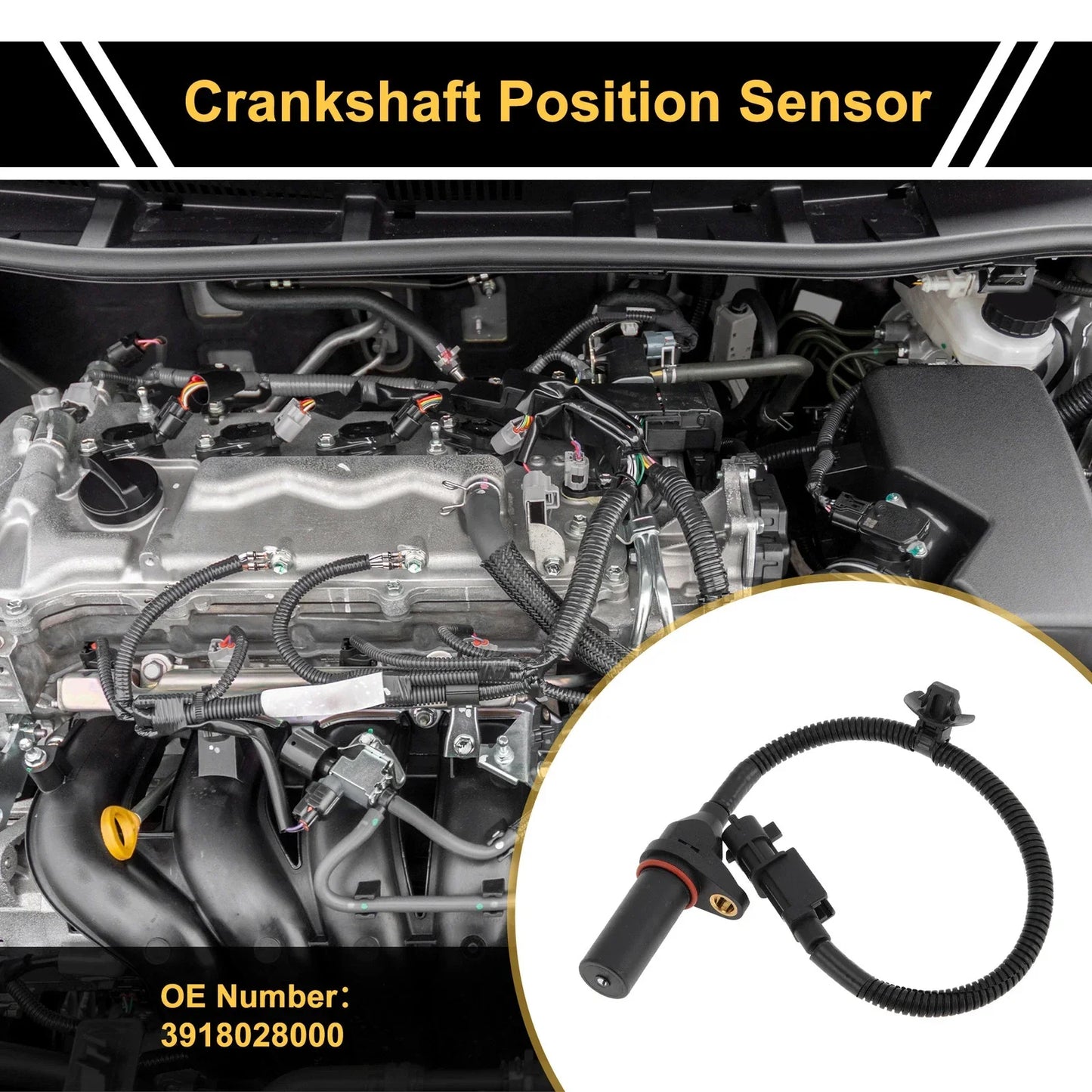 Crankshaft Position Sensor for Hyundai i20 i30 (2008-2017)