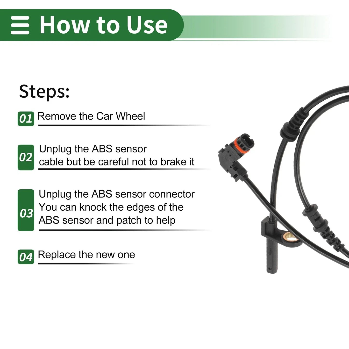 ABS Wheel Speed Sensor for Mercedes-Benz W221 (2005-2013)