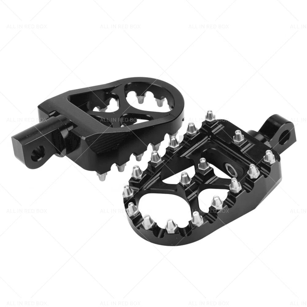 Wide Foot Pegs 360° Rotating for Harley Dyna Sportster Fatboy