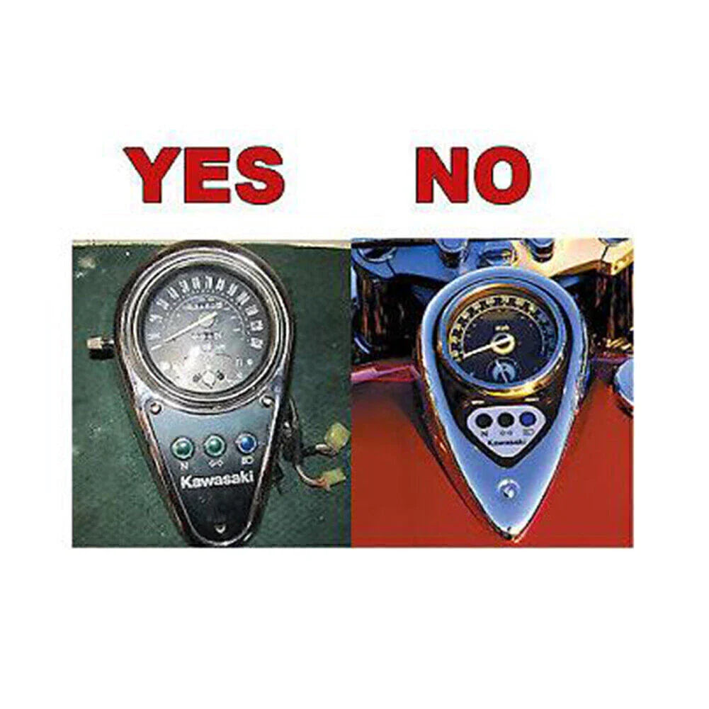 Chrome Front Instrument Dashboard Panel for Kawasaki Vulcan VN1500 (1996-2007)