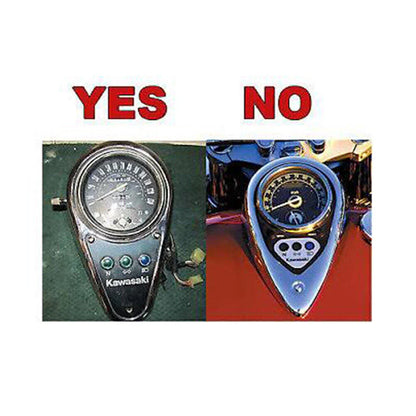 Chrome Front Instrument Dashboard Panel for Kawasaki Vulcan VN1500 (1996-2007)
