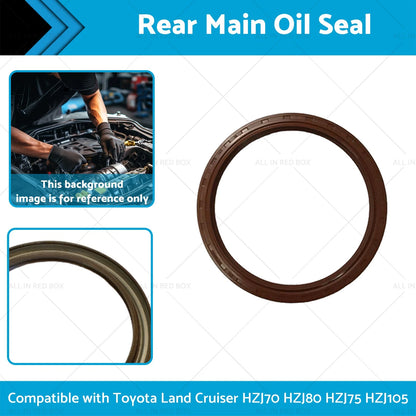 Rear Main Oil Seal for Toyota Land Cruiser HZJ70 HZJ80 HZJ75 HZJ105 (1990-2007)