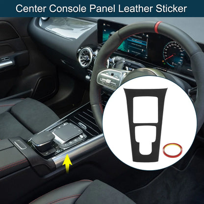 Center Console Panel Sticker for Mercedes-Benz GLA Class (2020-2021) Black Gray