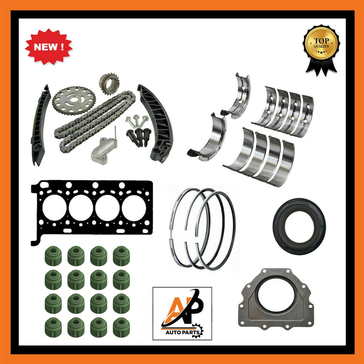 Engine Head Gasket Replacement and Engine Rebuild Kit for Mercedes 1.6 OM626 ()