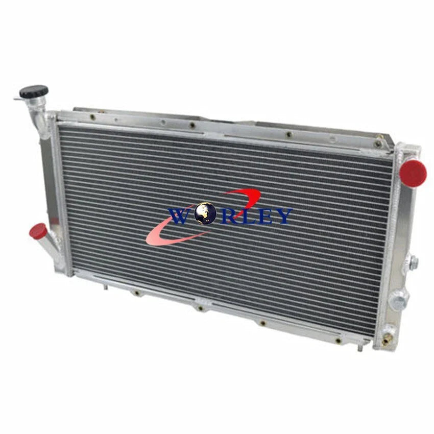 Aluminum Radiator + Fan for Subaru Leone L Series Wagon 1.6L 1.8L (85-94)