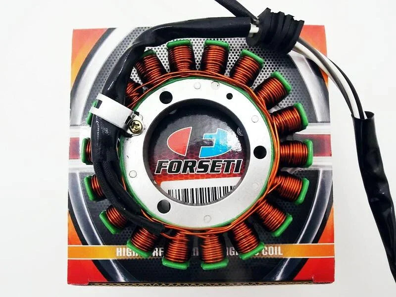 FORSETI Stator Magneto Generator Assembly for YAMAHA XVS650 V-STAR CLASSIC (04-16)