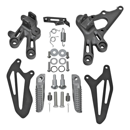 Front Rider Driver Footpegs Bracket Set for Yamaha YZF R7 (2022-2025)