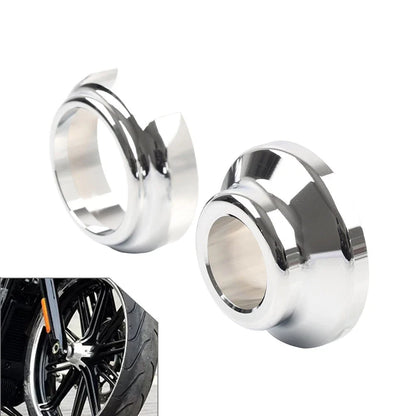 ABS Sensor Cover Wheel Spacers Chrome for Harley Road King Street Glide (2008-2023)