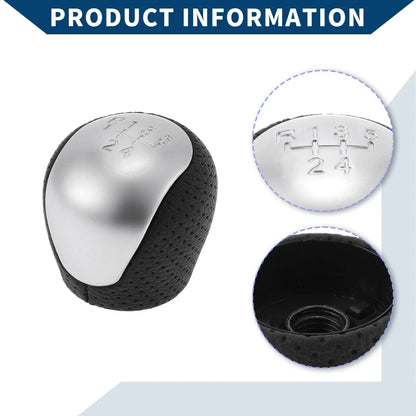 5 Speed Manual Gear Shifter Knob for Hyundai Elantra (2009-2012) Black Leather