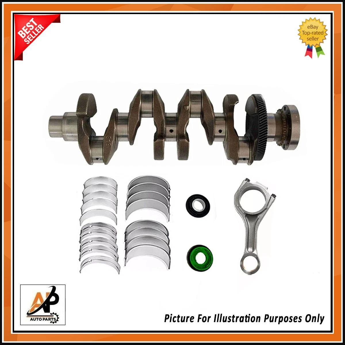 Crankshaft with Engine Rebuild Kit for Land Rover Range Rover Velar (2018–)