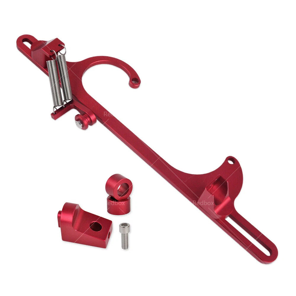 Throttle Cable Bracket for Carb 4150 4160 Carburetor Billet Aluminum Red