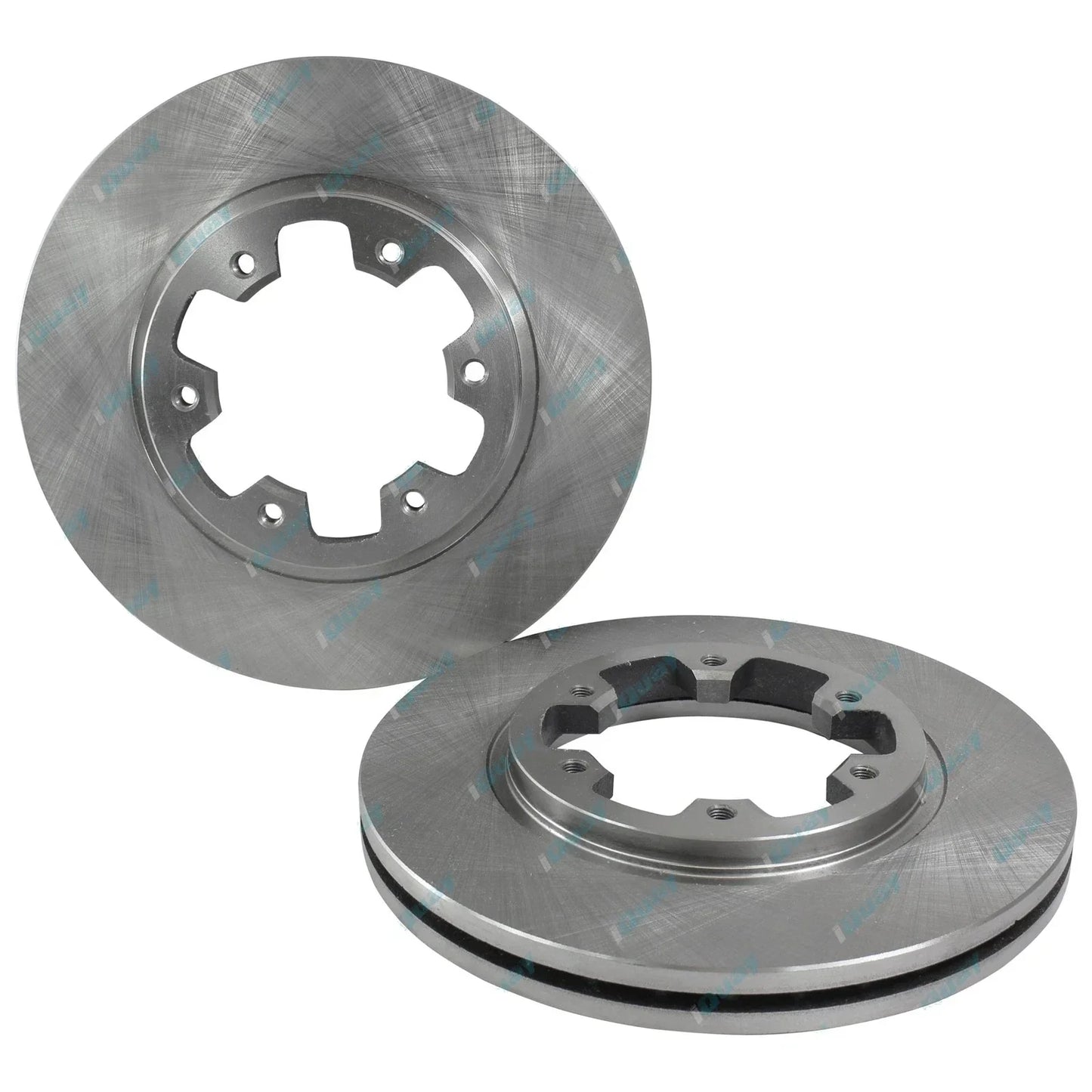 2 Front Disc Brake Rotors for Terrano II R20 Wagon 1997-00 4X4 Petrol + Diesel