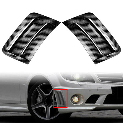 Carbon Look Front Side Air Vent Spoiler for Benz C Class W204 C63 (2007-2010)