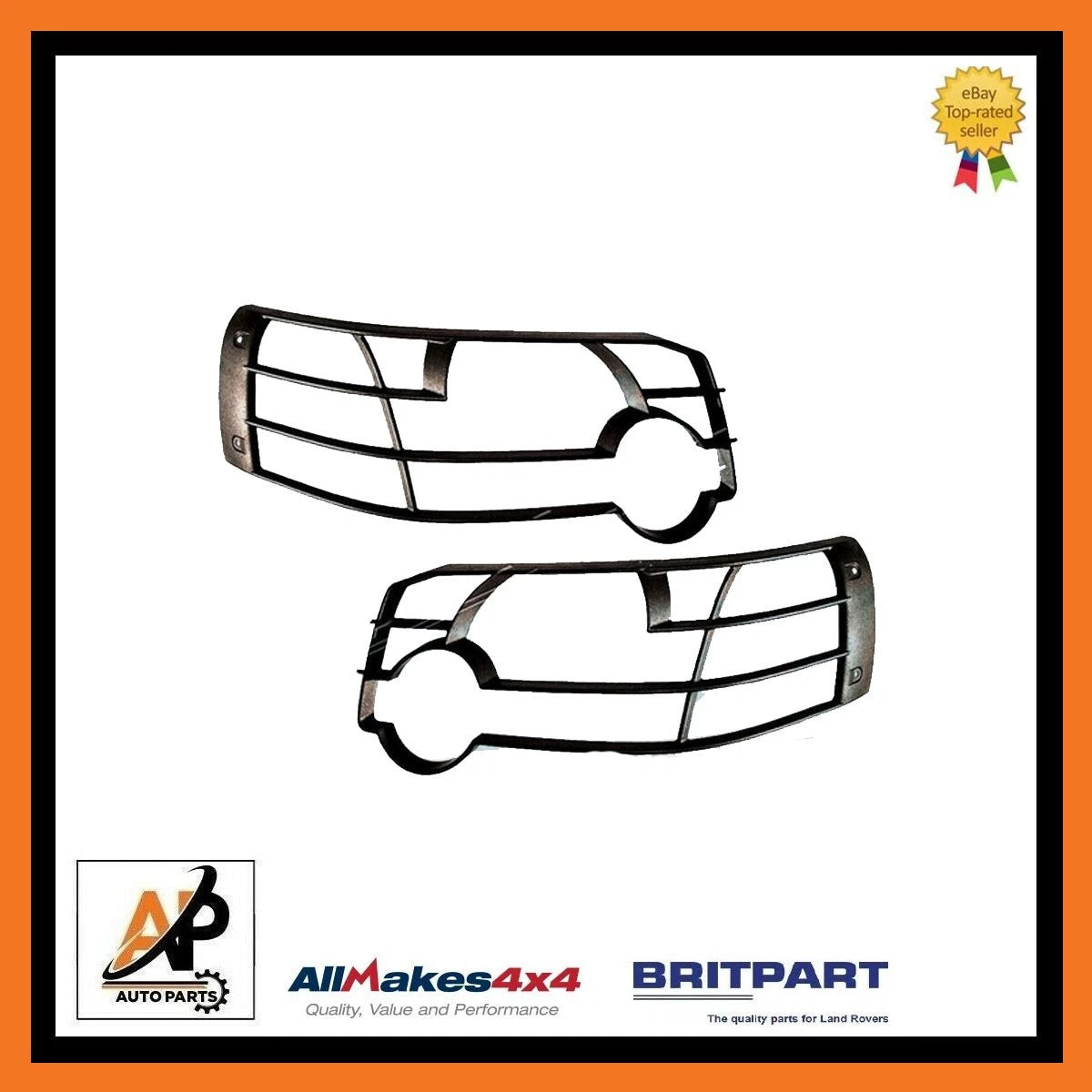 Front Headlight Guard Set for Land Rover Freelander 1 (1996–2006)