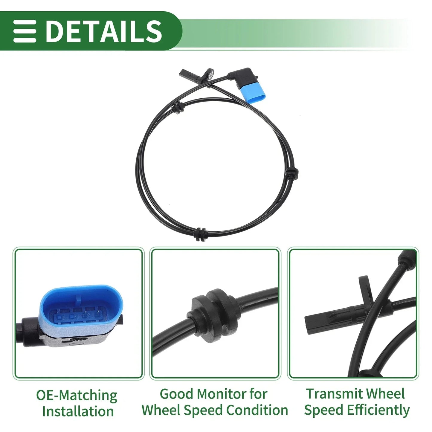 ABS Wheel Speed Sensor for Mercedes-Benz CLA250 (2014-2019)