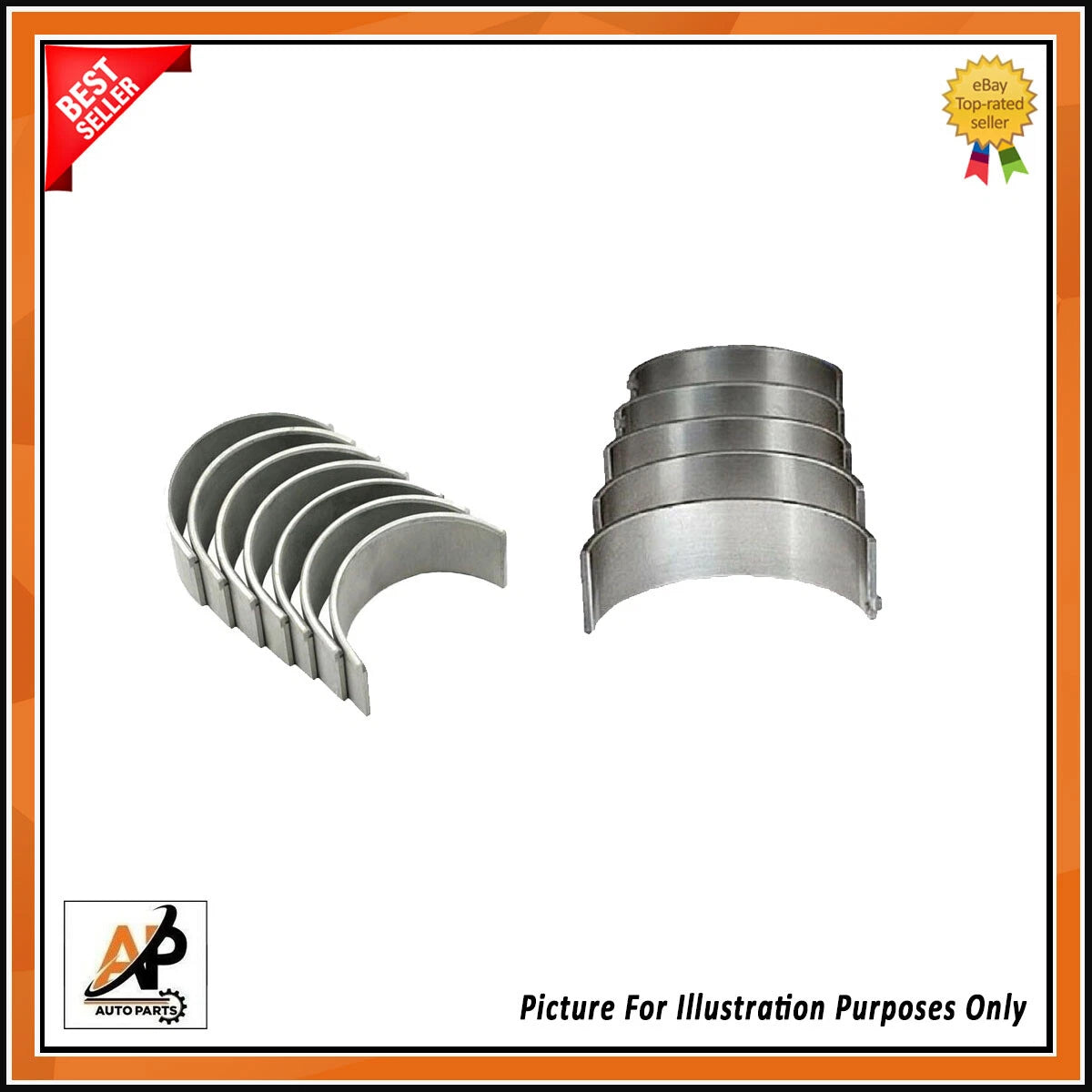 Crankshaft Main and Big End Bearings for Jaguar XE XF E PACE 2.0D (204DTD) (2016–2020)