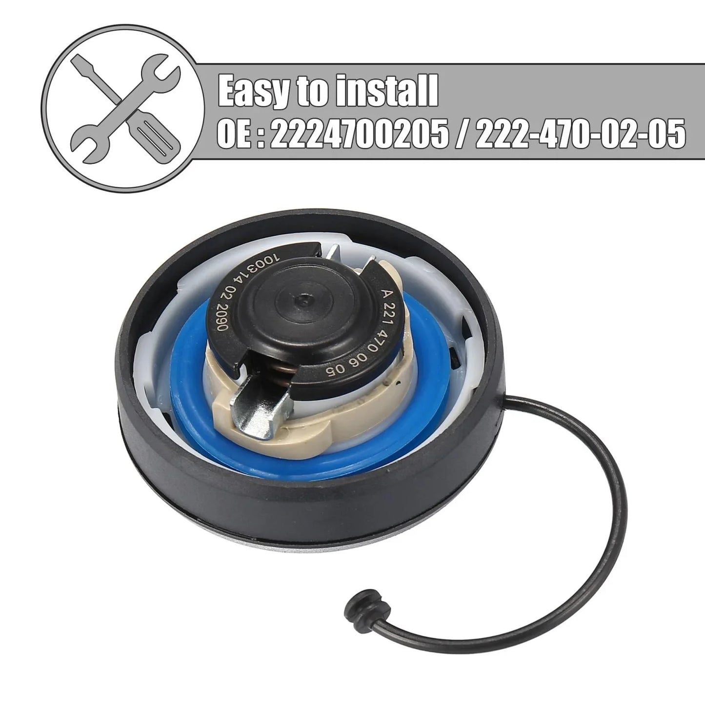 Fuel Tank Cap for Mercedes-Benz CLA250 CLA45 AMG E300 E43 (2014-2023)