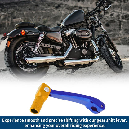 Folding Motorcycle Gear Shifter Lever for Honda CRF150F (2003-2017) Blue Gold