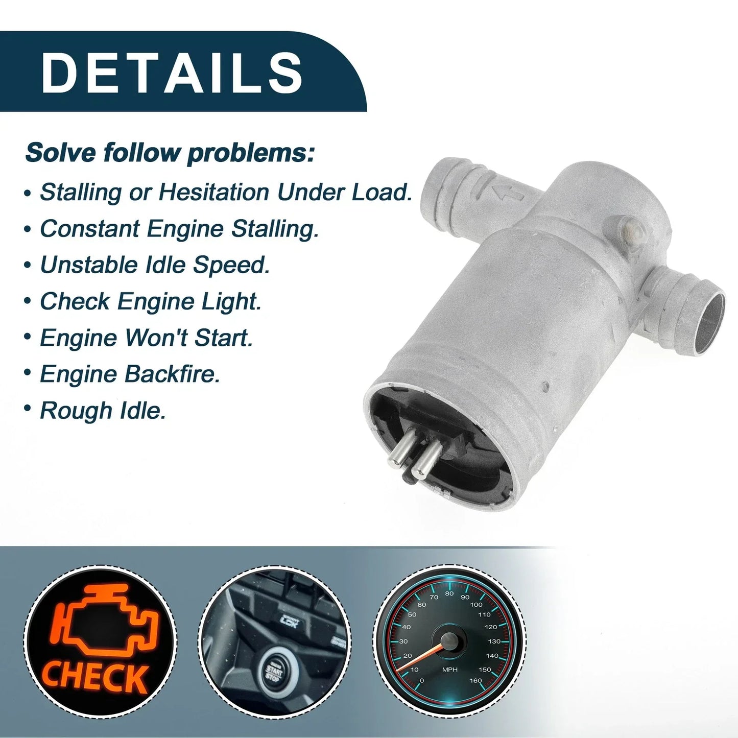 Idle Air Control Valve for Mercedes-Benz 190E (1986-1993)