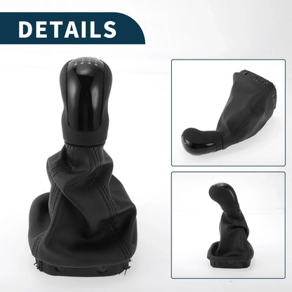 6 Speed Manual Gear Shift Knob & Cover for Mercedes-Benz A-Class (1997-2004)