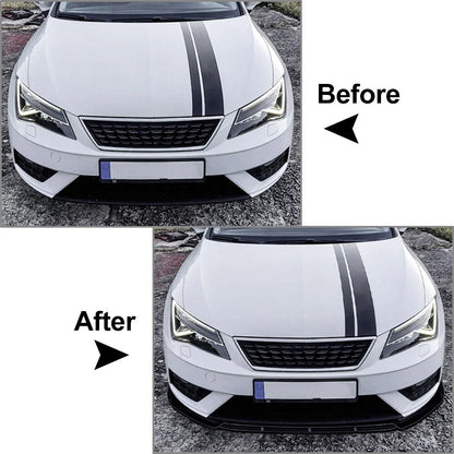 3 Pcs Front Bumper Spoiler Lip for Seat Leon MK3.5 (2017-2020)
