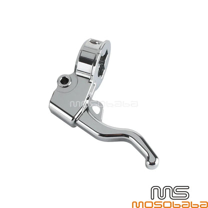 Chrome Easier Pull Clutch & Brake Levers for Harley Dyna Fat Bob (2008-2017)
