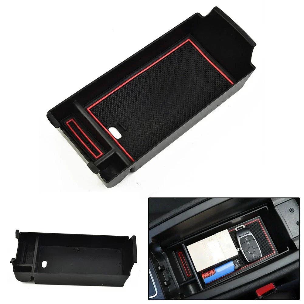 ABS Plastic Center Armrest Storage Box Tray for A-Class B-Class AU