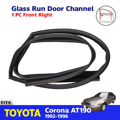 Glass Run Door Channel Front RH Fits Toyota Corona ST190 AT190 Sedan 1992-96 D08
