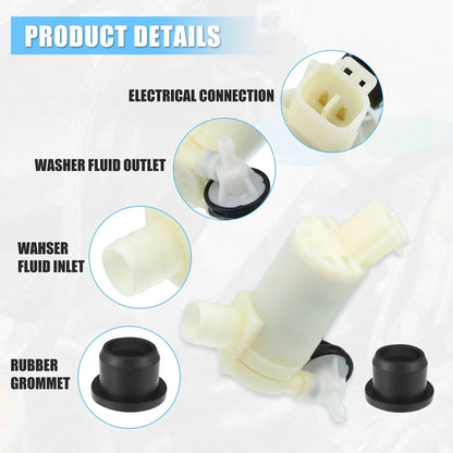 Windshield Washer Motor Pump for Honda CR-V 2007-2011 (2 x Motors)