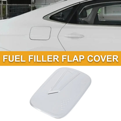 Fuel Tank Door Cap for Honda CRV 2017-2022 Gas Tank Flap Chrome Silver Tone