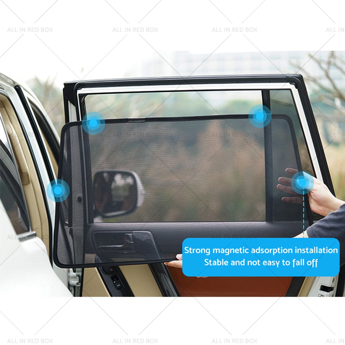 Magnetic Mesh Sun Blind Shades for Audi Q3 (2011-2018)