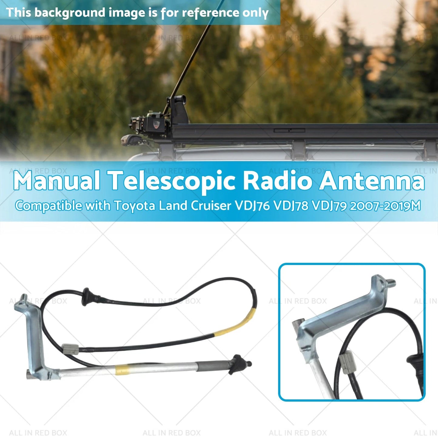 Antenna for Toyota Land Cruiser VDJ76/78/79 (2007-2019)