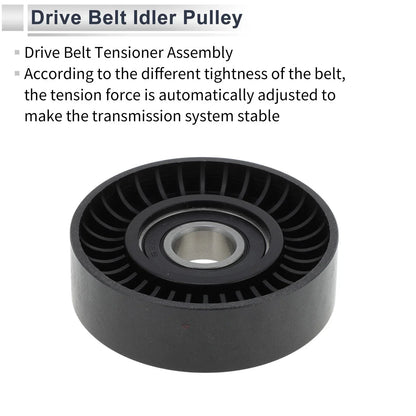 Drive Belt Idler Pulley for Mercedes-Benz A-Class (1997-2014) Black