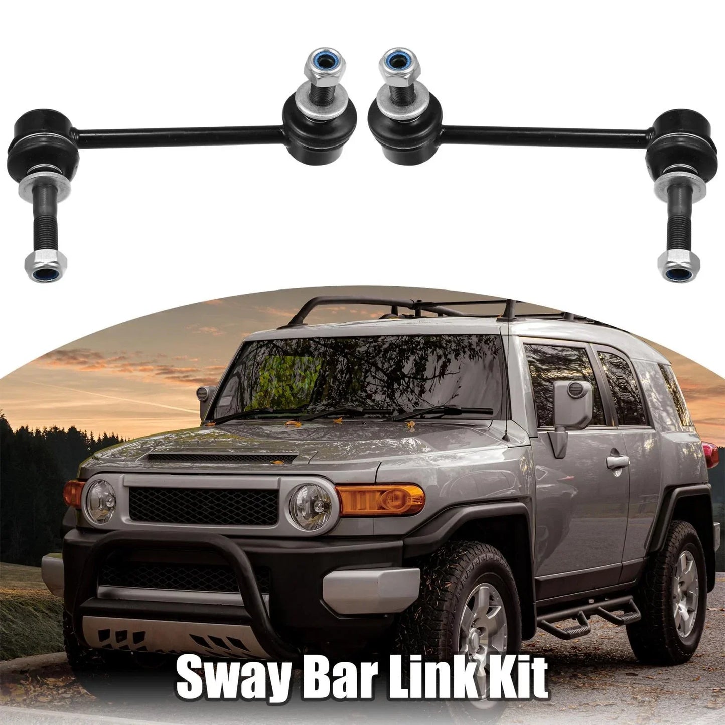 2 x Front Sway Bar Links for Toyota 4Runner, FJ Cruiser (2003-2023)