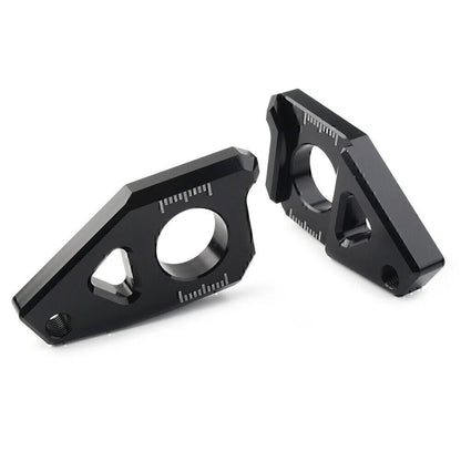 Motorcycle Axle Spindle Chain Adjuster Blocks for Yamaha YZF FZ8 FZ1 TMAX (2010-2017)