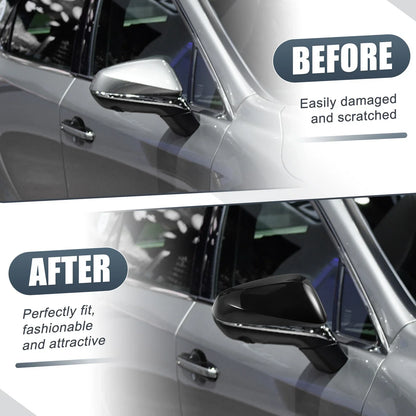 Gloss Black Rearview Mirror Cover Caps for Lexus RX (2023)