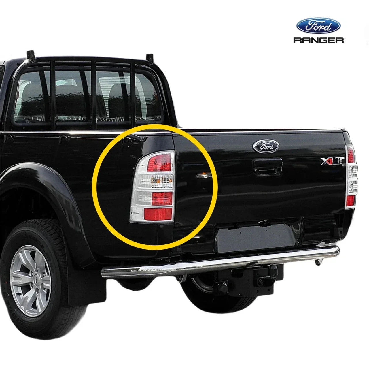 Rear Taillight Lamp Set with Bulbs for Ford Ranger (2008-2011)