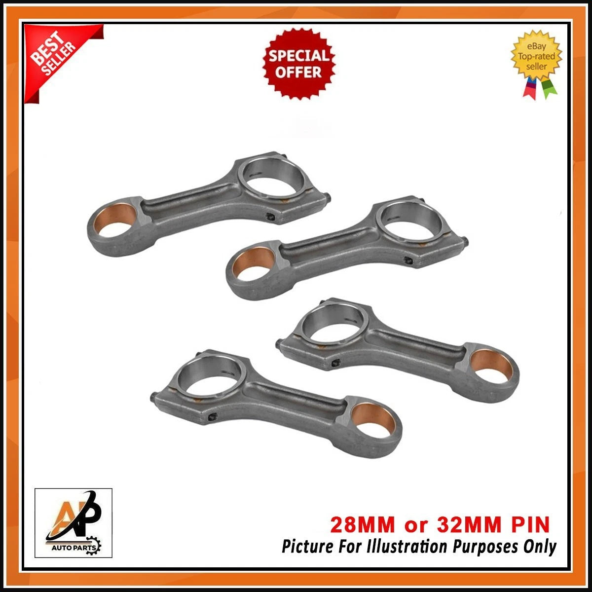 Connecting Rods for BMW X4 2.0 Diesel N47 (2014–2018) Replacement