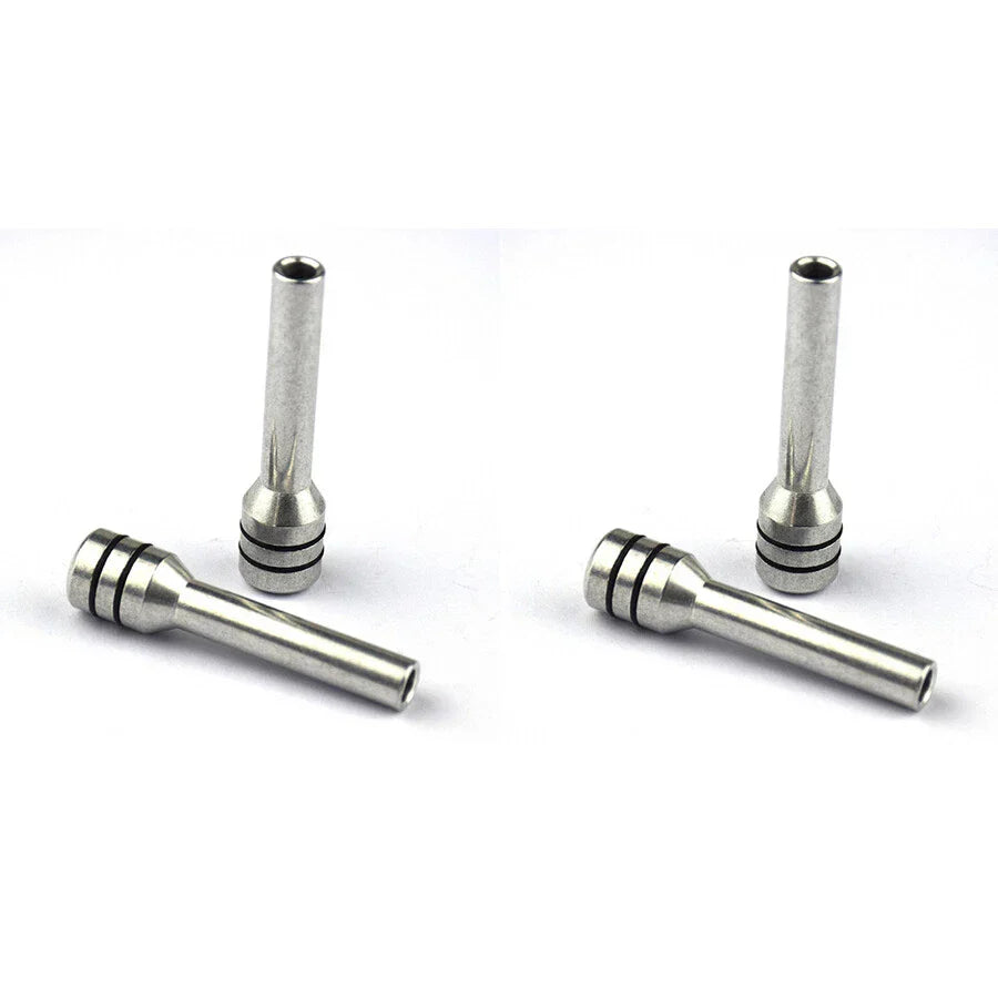4 x Chrome Aluminum Inner Door Lock Push Knob Pins for Hot Rod Rat Truck