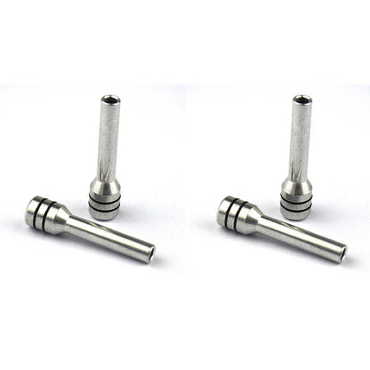 4 x Chrome Aluminum Inner Door Lock Push Knob Pins for Hot Rod Rat Truck