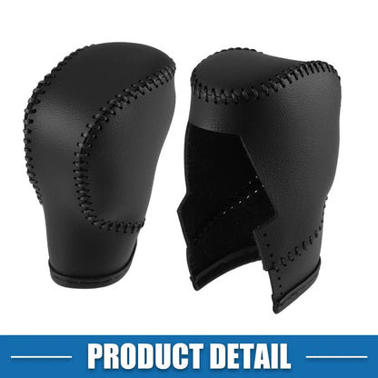 Gear Shift Lever Cover for Honda 11th Civic 2022-2023 Black Faux Leather