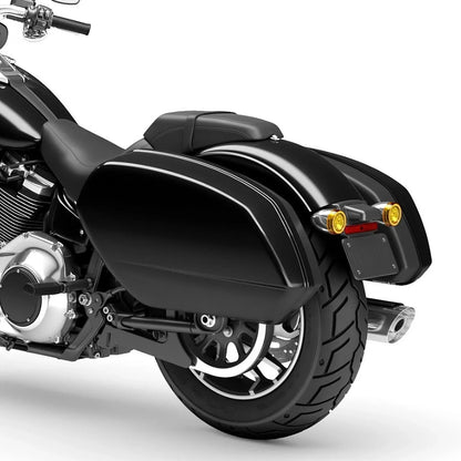 Black Hard Saddlebags Docking Kit for Harley Low Rider FXLRS ST FXLRST (2025)