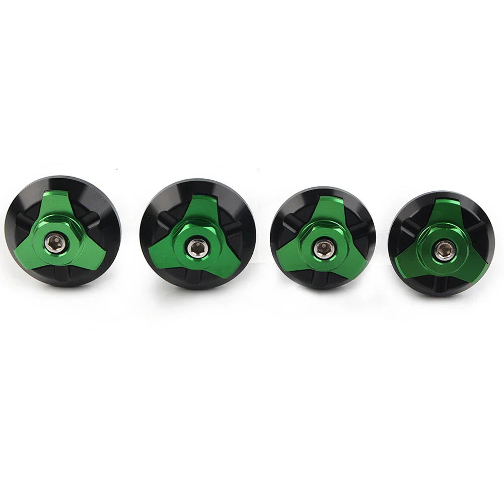 4x Frame Hole Cap Cover Plug for KAWASAKI Ninja 250 250R 300 ZX250 ZX300R