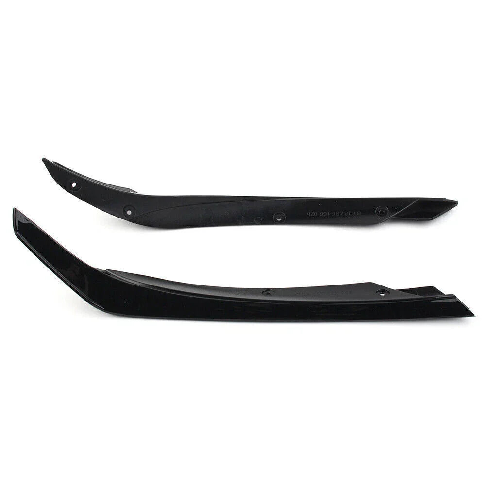 Front Lip Spoiler Fins for Mercedes Benz A-Class W176 (2016-2018)