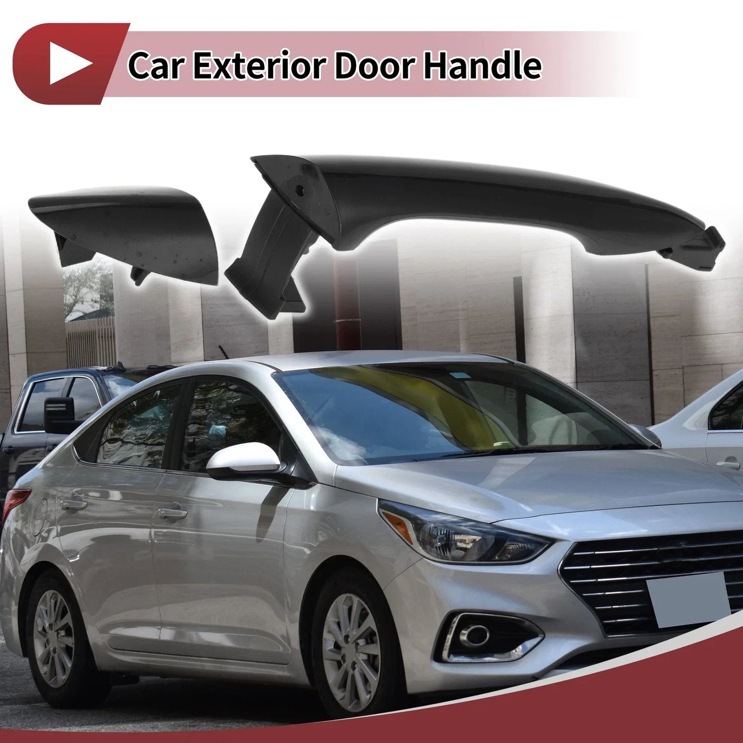 Car Door Handle Grip for Hyundai Elantra Front Right Rear (2017-2023)