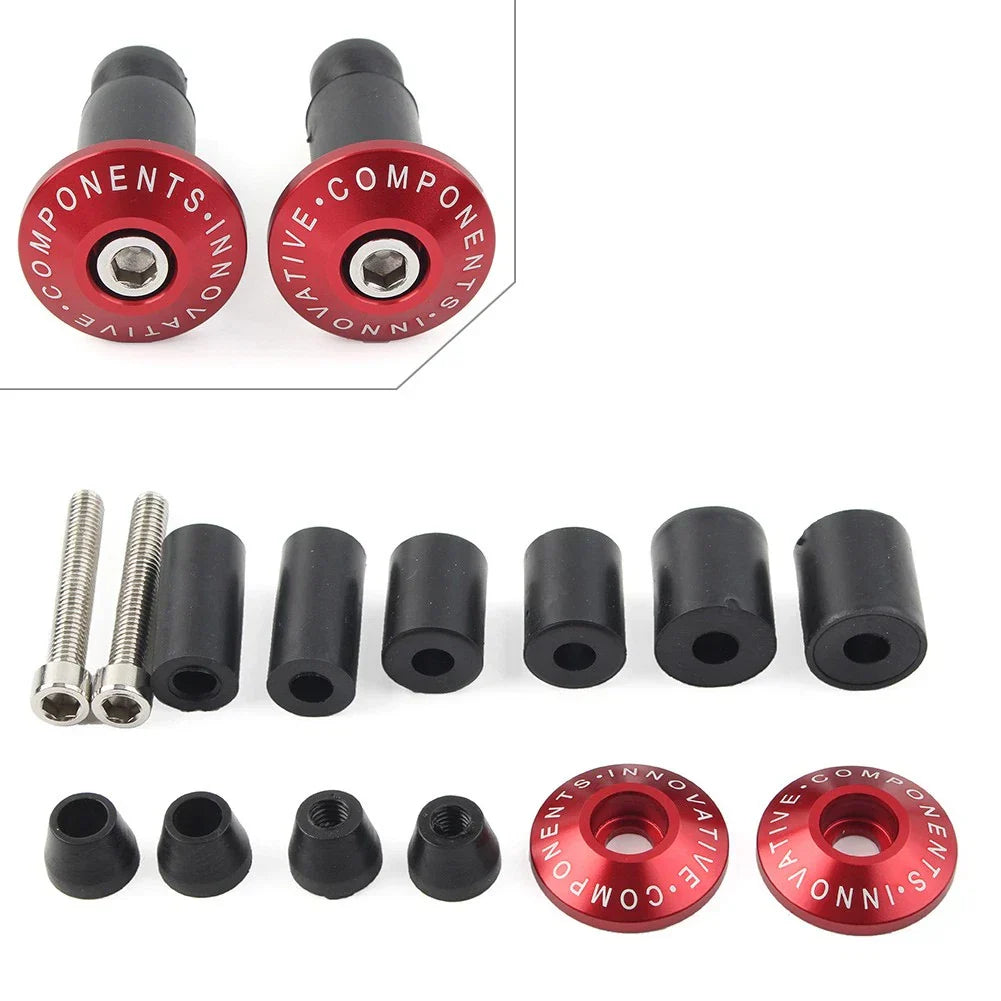7/8" Handlebar End Weights Grips Cap Plugs for Dirt Bike Motor Red