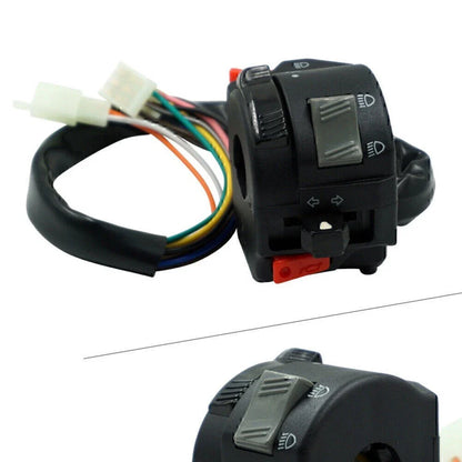 7/8" Handlebar Horn Button Turn Signal Fog Light Switch for Motorcycle