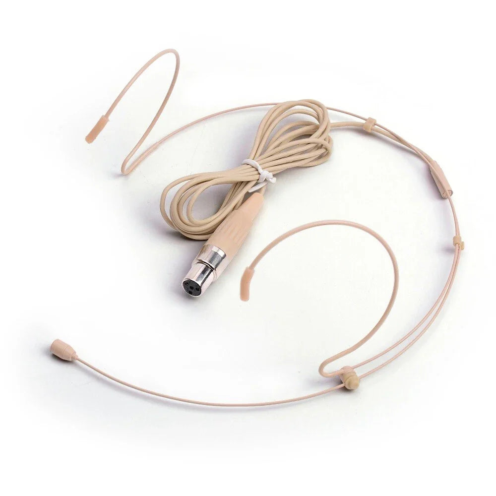 XLR 4Pin TA4F Headset Microphone for Shure Headband Mic Bodypack Transmitter