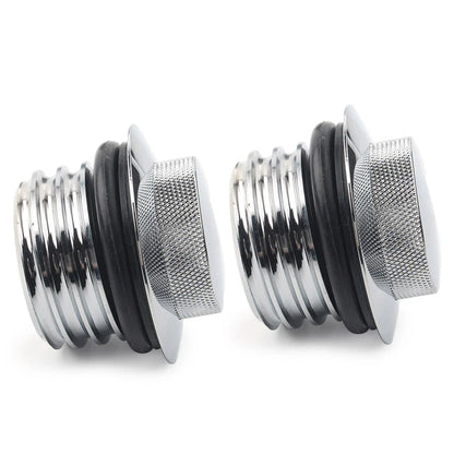Flush Pop Up Gas Cap Vented Fuel Tank Cover for Harley Chrome